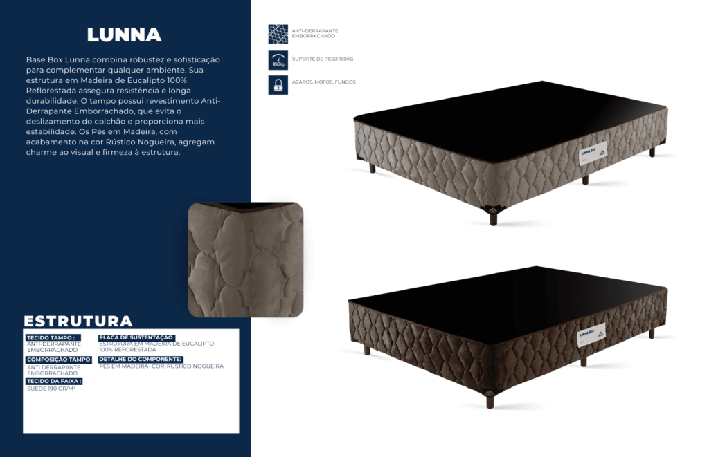 BOX LUNNA PRETO - CASAL