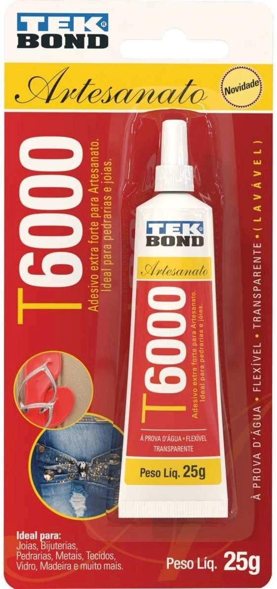 ADESIVO PARA ARTESANATO T6000  TEK E BOND