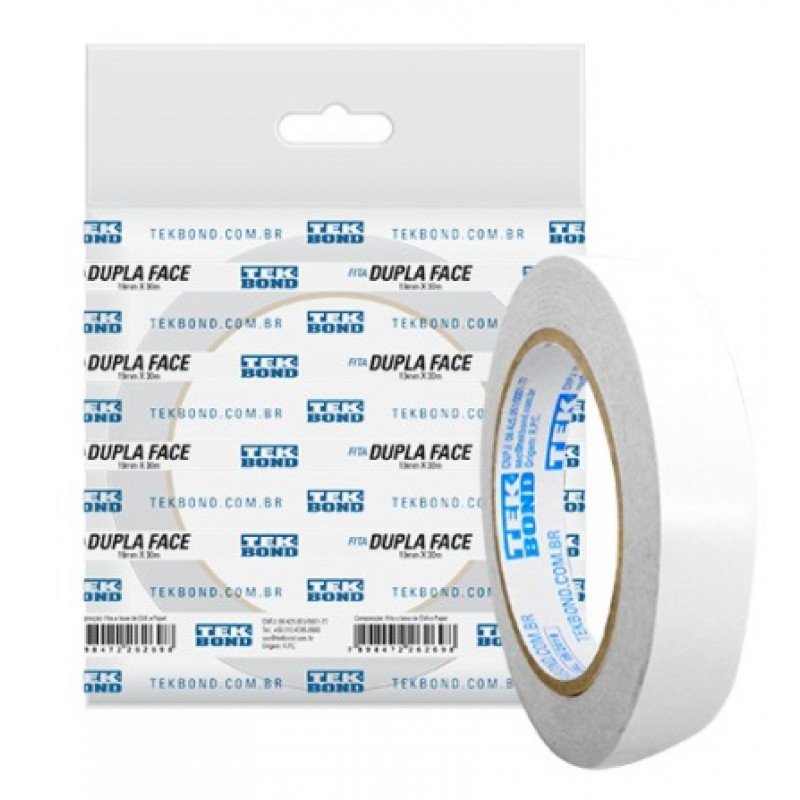 FITA PAPEL DUPLA FACE 19MMX30M