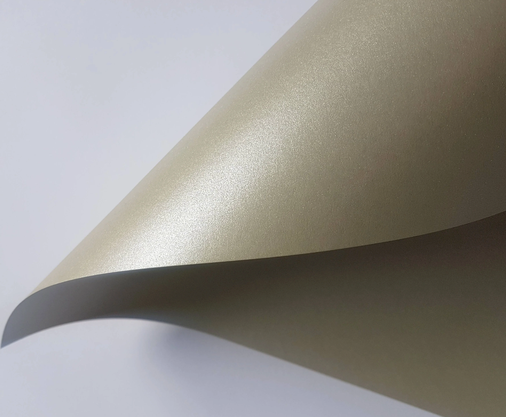 Papel Perolado Metallik - Fendi - 180g A4 und