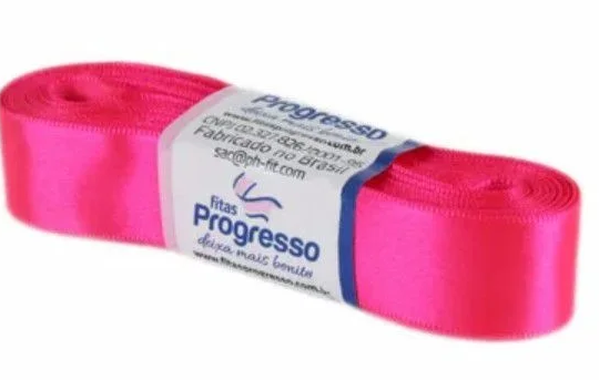 FITA CETIM PROGRESSO COR 279 PINK NEON - 10 MTS 