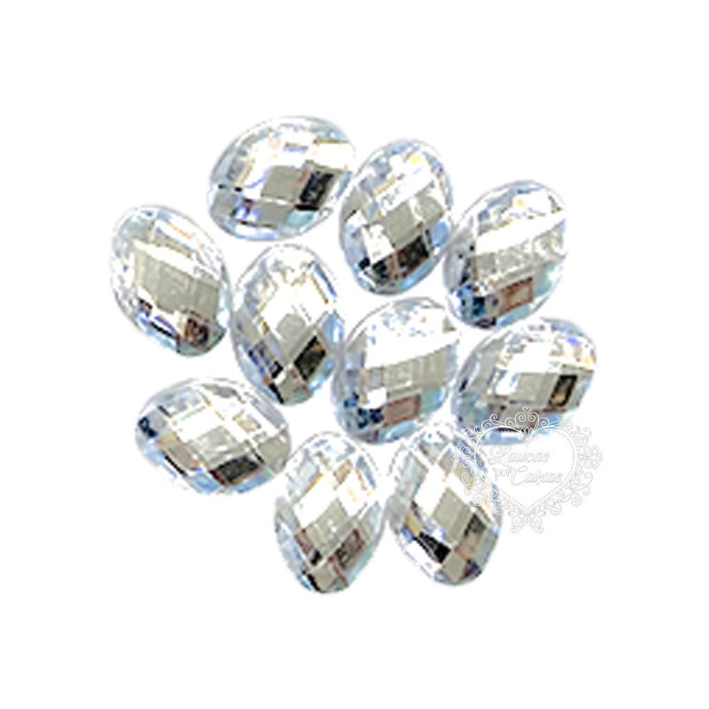 CHATON OVAL CRISTAL 13X18 PCT 10 UND