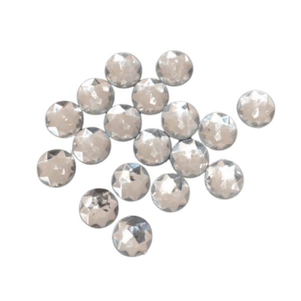CHATON RESINA CRISTAL 16MM PCT 10 UND