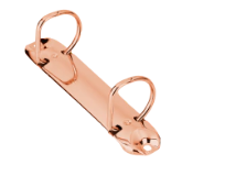 GARRA 2 ARGOLAS ROSE GOLD 25MM BASE 20MM D