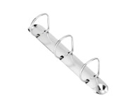 GARRA 3 ARGOLAS PRATA 25MM BASE 20MM D
