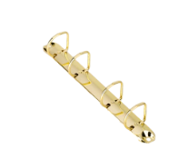 GARRA 4 ARGOLAS DOURADA 25MM - BASE 210 X 20MM
