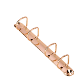 GARRA 4 ARGOLAS ROSE GOLD 25MM - BASE 210 X 20MM