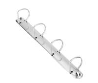 GARRA 4 ARGOLAS PRATA 25MM - BASE 210 X 20MM