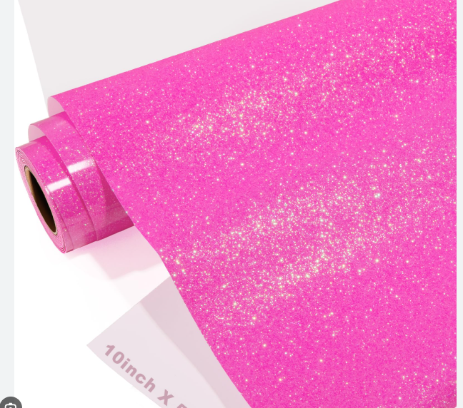 FILME TERMOCOLANTE ROSA NEON ARCO IRIS 25X50CM