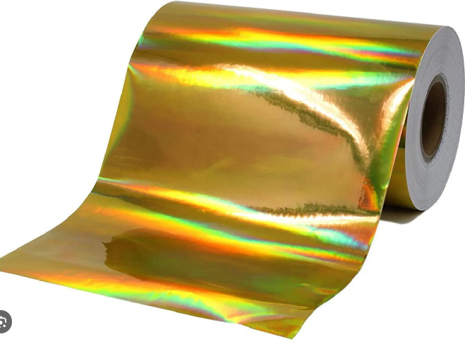 FOIL HOT STAMP OURO HOLOGRAFICO PSG 22CM X 10MTS 