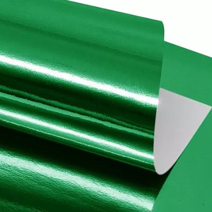 PAPEL LAMICOTE VERDE FOLHA 30X30 - 180 GR  