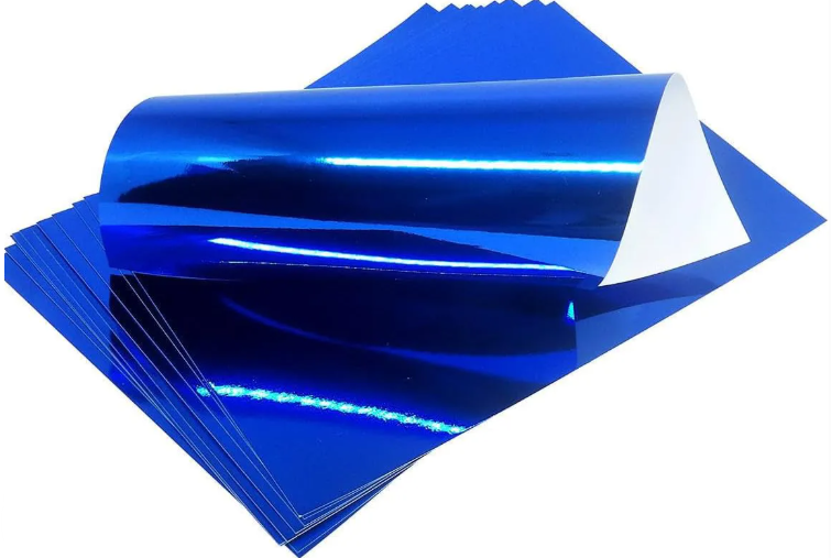 PACOTE PAPEL LAMICOTE AZUL 250GR MASTERPRINT - 10 FLS A4
