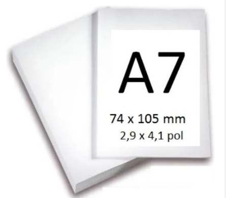 PAPEL SULFITE A7 - PCT 500 FLS 75 GR 