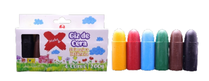 GIZ DE CERA 12 CORES - PRIMEIRA INFANCIA - MAKE +