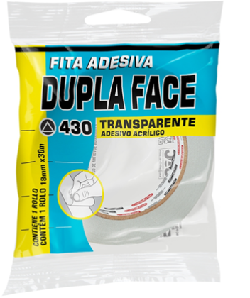 FITA DUPLA FACE 18mmX30M - ADELBRAS