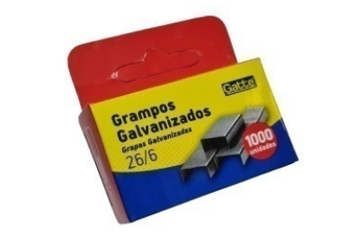 GRAMPO GALVANIZADOS 1000 UND  26/6 - GATTE