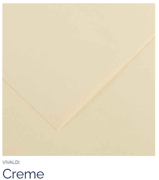 PAPEL CANSON CREME 185GR FOLHA A4