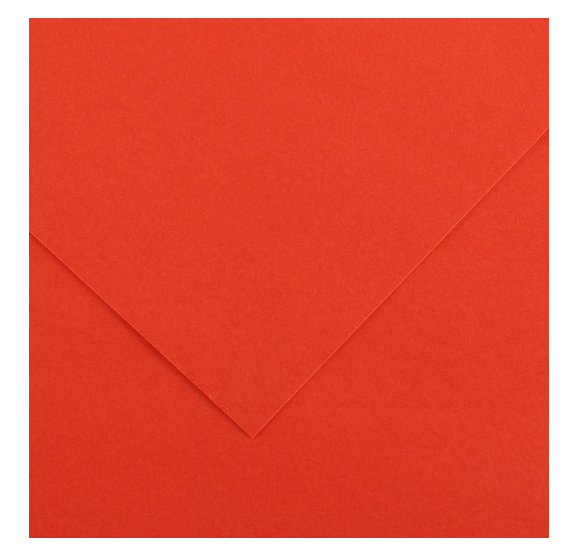 PAPEL CANSON VERMELHO 185GR FOLHA A4