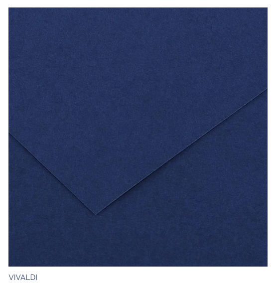 PAPEL CANSON AZUL MARINHO 185GR FOLHA A4