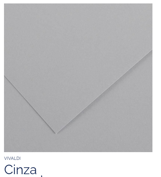 PAPEL CANSON CINZA 185GR FOLHA A4