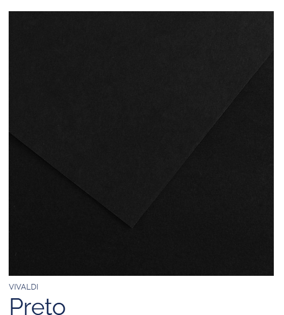 PAPEL CANSON PRETO 185G FOLHA A4