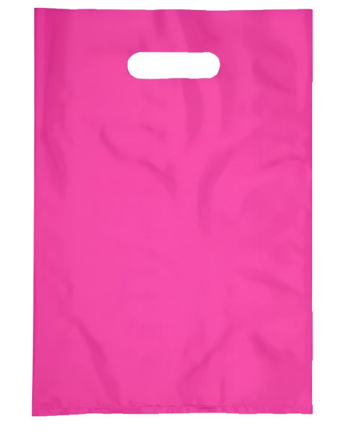SACOLA BOCA DE PALHACO - COR PINK - PCT 10 UND 