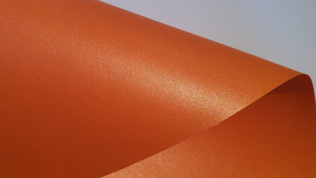 Papel Perolado Cenoura A4 - 180g - und - metallik