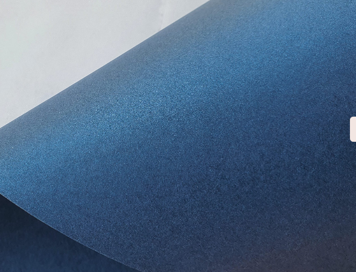 Papel Perolado Azul navy A4 - 180g - und - metallik
