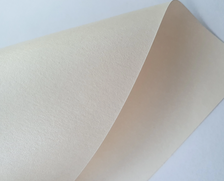 Papel Perolado baunilha A4 - 180g - und - metallik