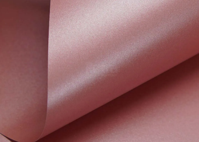 Papel Perolado Rosa quartz A4 - 180g - und - metallik