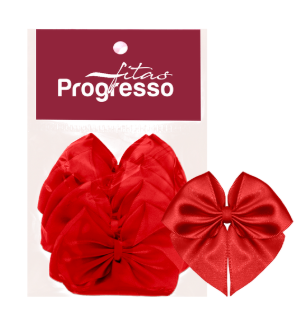LAÇO L009 38MM PCT 6 UND COR 209 VERMELHO PROGRESSO                              