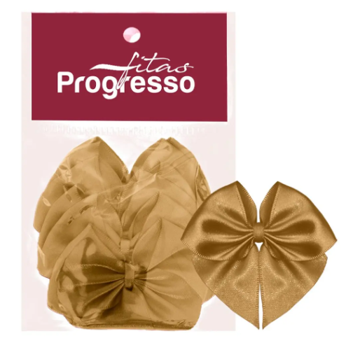 LAÇO L009 38MM PCT 6 UND COR 228 DOURADO PROGRESSO                              