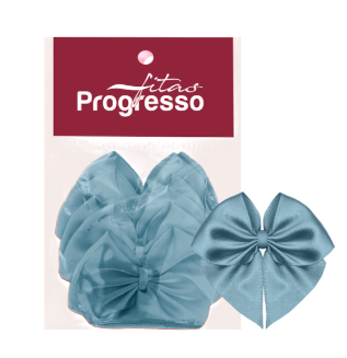 LAÇO L009 38MM PCT 6 UND COR 212 AZUL BB PROGRESSO                              