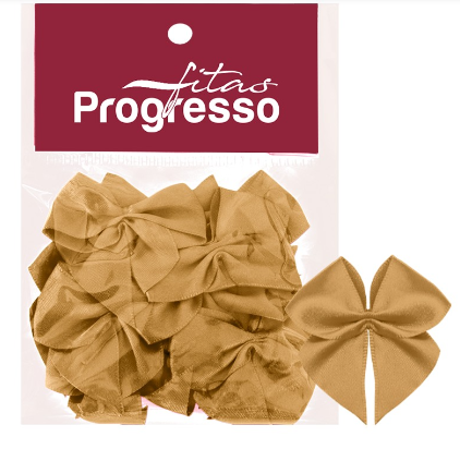 LAÇO L009 22MM PCT 12 UND COR 228 DOURADO PROGRESSO                             