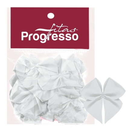 LAÇO L009 22MM PCT 12 UND COR 201 BRANCO PROGRESSO                             