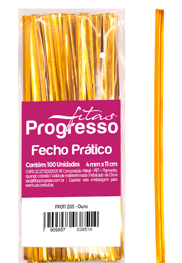 FECHO PRATICO PCT 100 UND CORES PROGRESSO                                           
