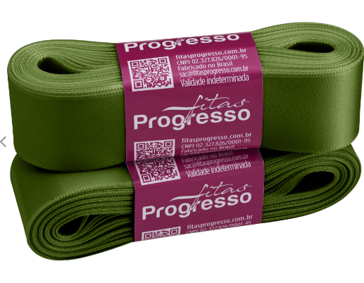 FITA CETIM PROGRESSO COR 249 VERDE MILITAR                                  