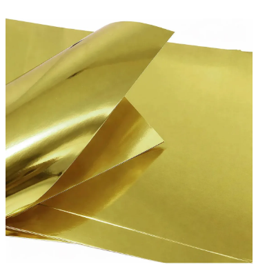 PAPEL LAMINADO DUPLA FACE OURO MASTERPRINT 250GR PCT 10 FLS                         