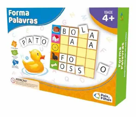 JOGO FORMA PALAVRAS 168 PCS       