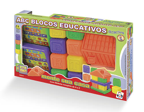 ABC BLOCOS EDUCATIVOS 11 PEÇAS  