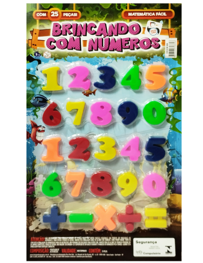 BRINCANDO COM NUMEROS 25 PEÇAS