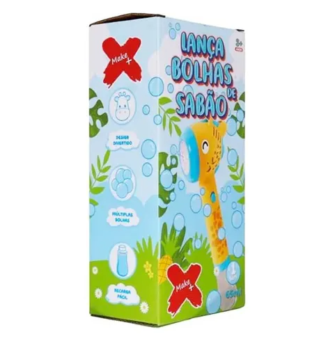 LANCA BOLHAS DE SABAO GIRAFA  MAKE