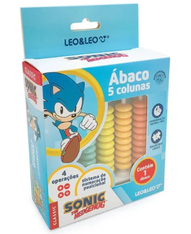ÁBACO 5 COLUNAS SONIC LEOELEO 