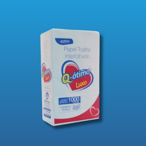 Papel Toalha Interfolhado Branco 20x21cm Q-Ótimo