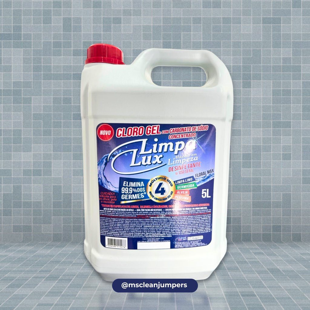CLORO GEL COM CARBONATO DE SÓDIO CONCENTRADO 5L