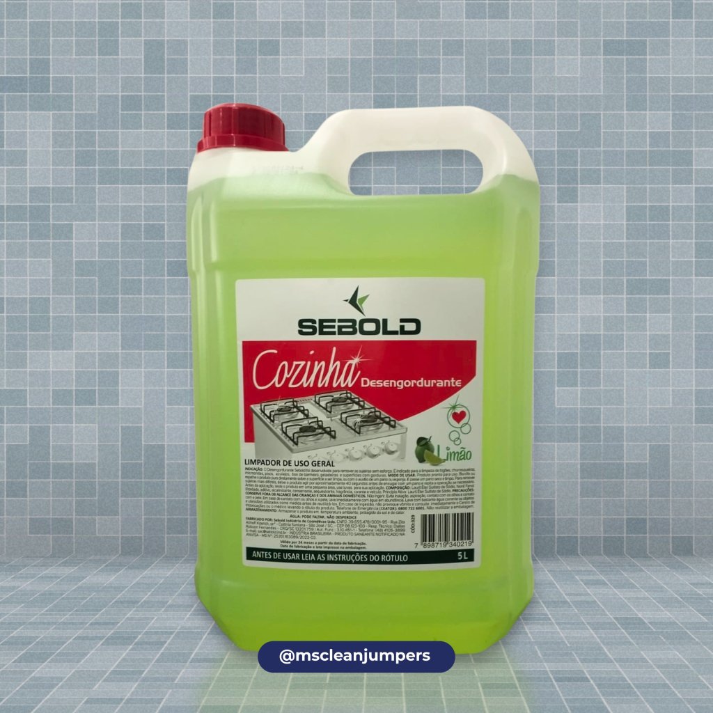 Desengordurante Cozinha de Limão 5L Sebold