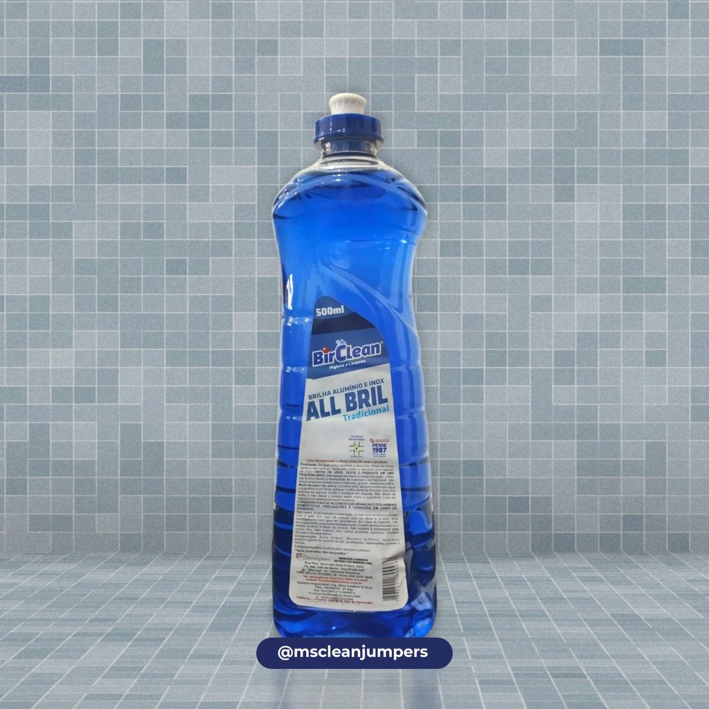 Brilha alumínio e inox All Bril 550ml