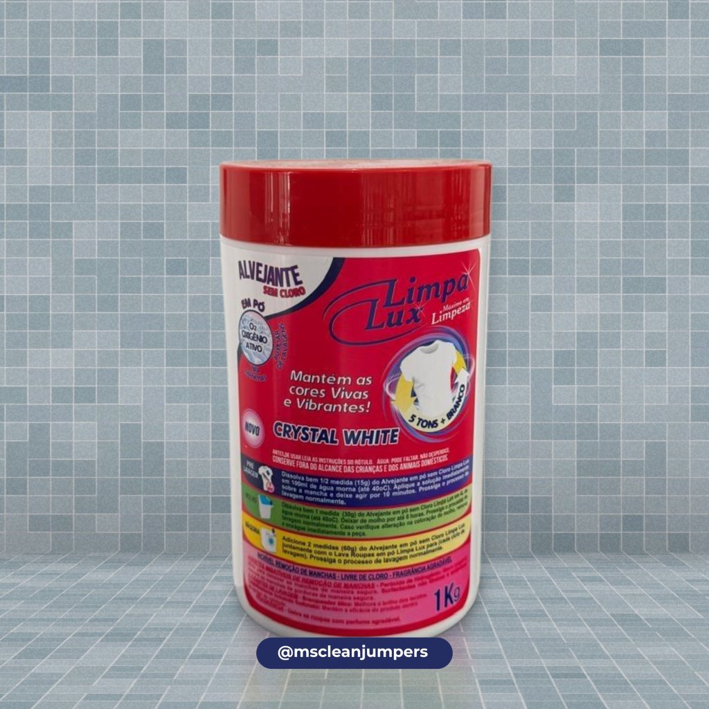 Álvejante sem cloro em Pó 1KG