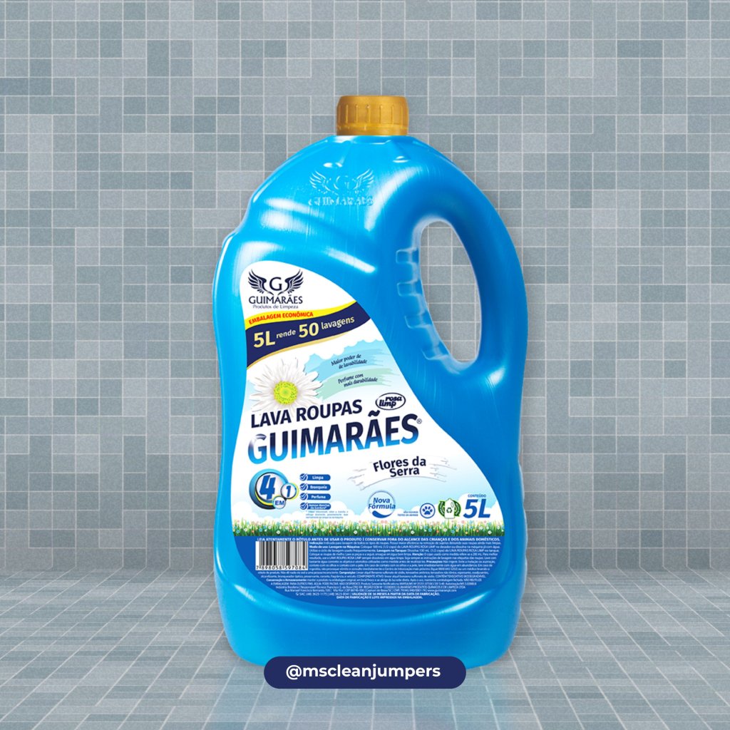 Lava Roupas Guimarães Flores da Serra 5L