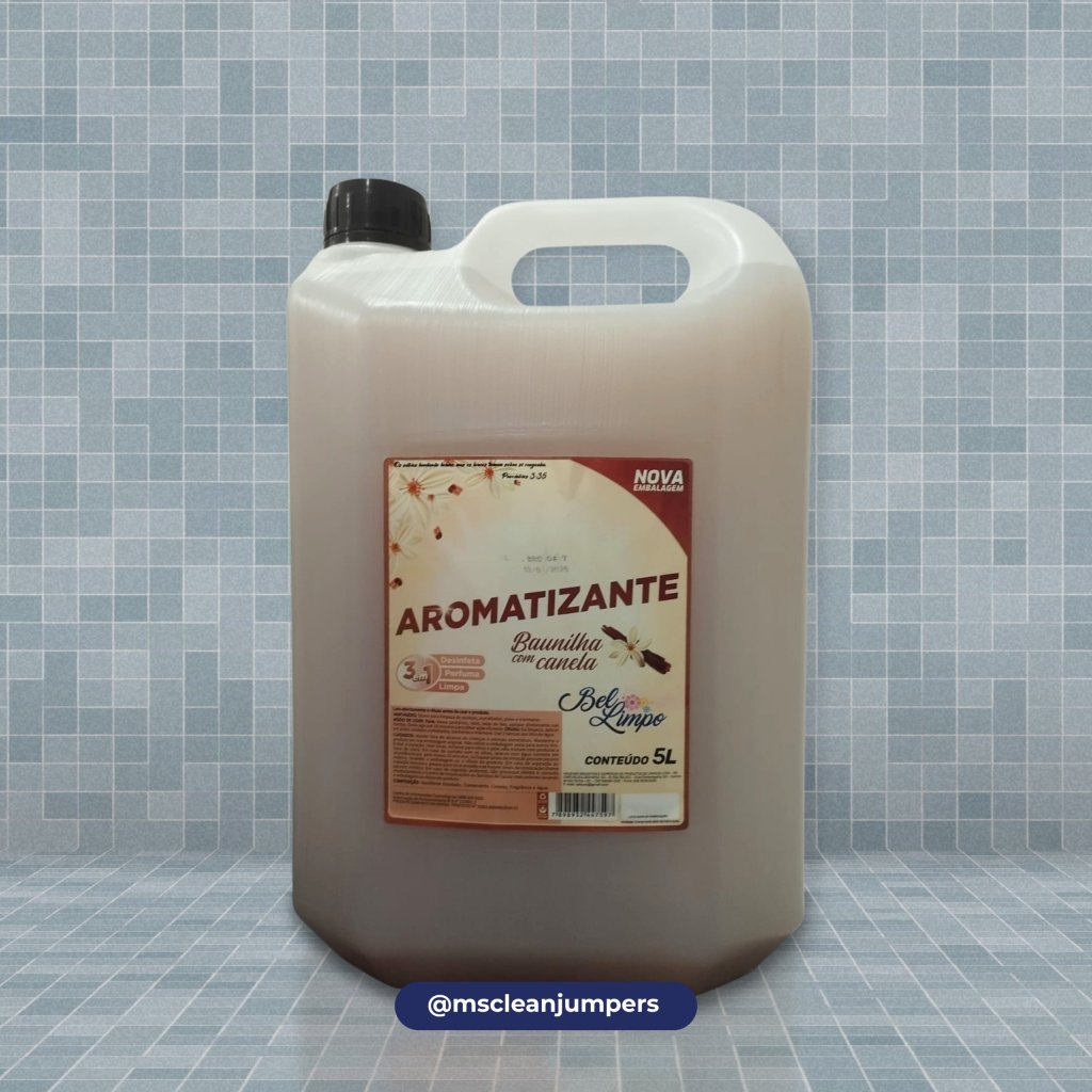 Aromatizante de Baunilha com  Canela 5L Bel Limpo
